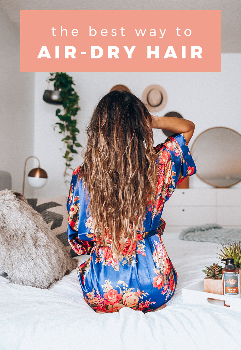 Tips for Healthy Hair featured by top US beauty blog The Girl in the Yellow Dress; Image of a woman in a floral robe.