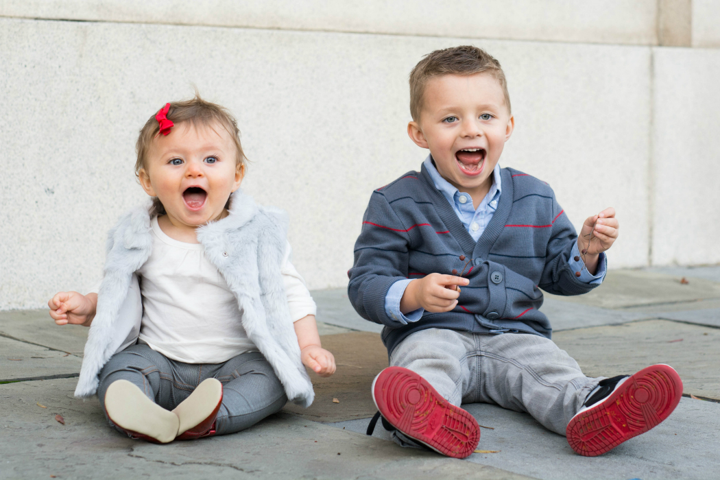 Rowen & Lettie so happy