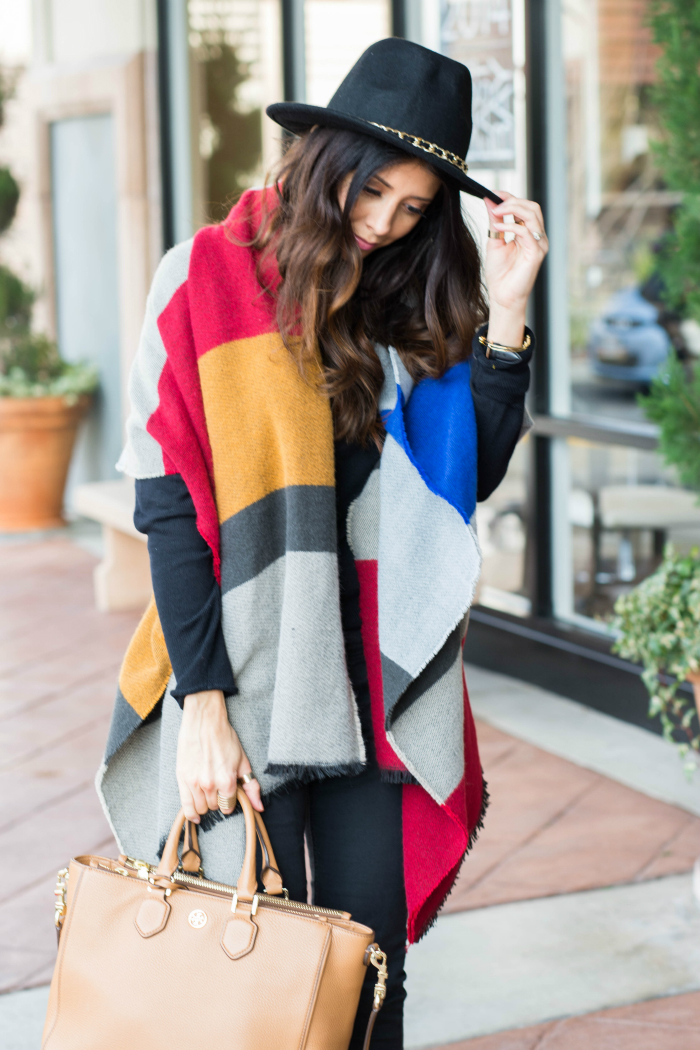 Colorful Colorblock Scarf