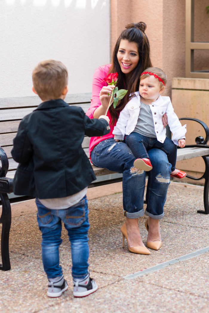 Valentine's shoot with the kids