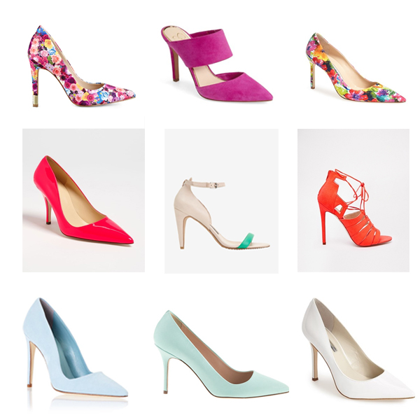 Colorful Heels For Spring ... | The Girl in the Yellow Dress