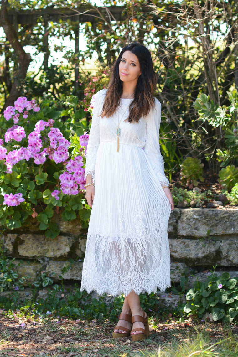 White summer dress