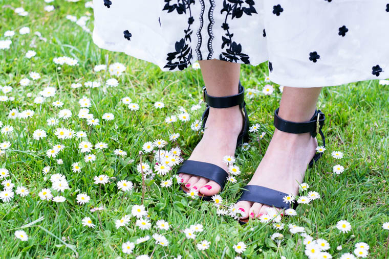 Black Strappy Sandals