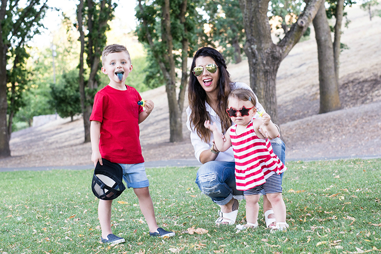 Family 4th of July looks