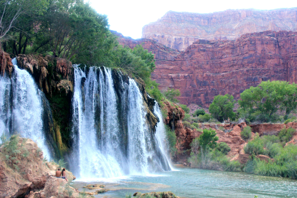 Havasuapi, Navajo Falls, Grand Canyon - Havasupai trip by popular San Francisco blogger, The Girl in The Yellow Dress