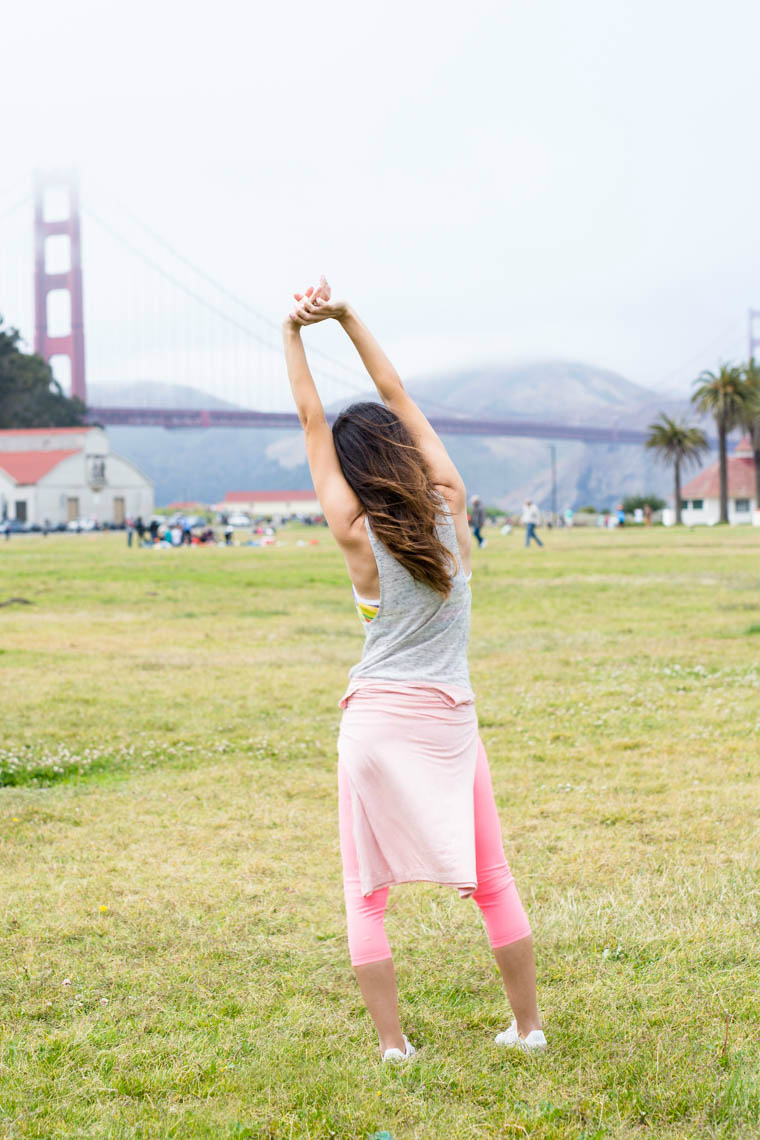 San Fran, Golden Gate Bridge, Workout Attire