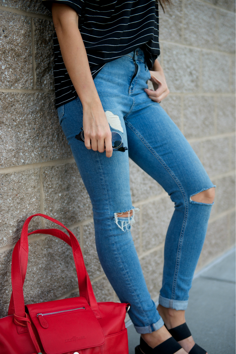 Distressed Skinny Jeans