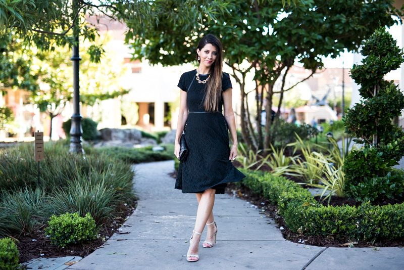 Lace Black Dress