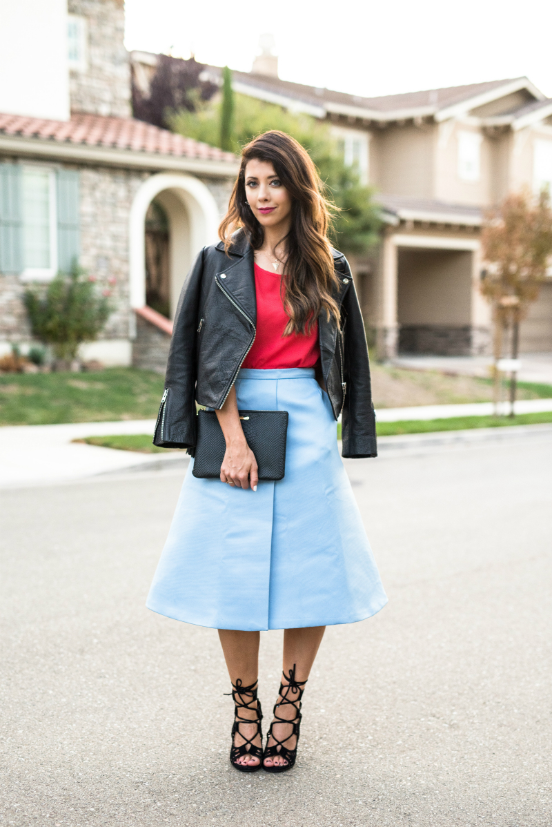 midi-skirt-leather-jacket-the-girl-in-the-yellow-dress