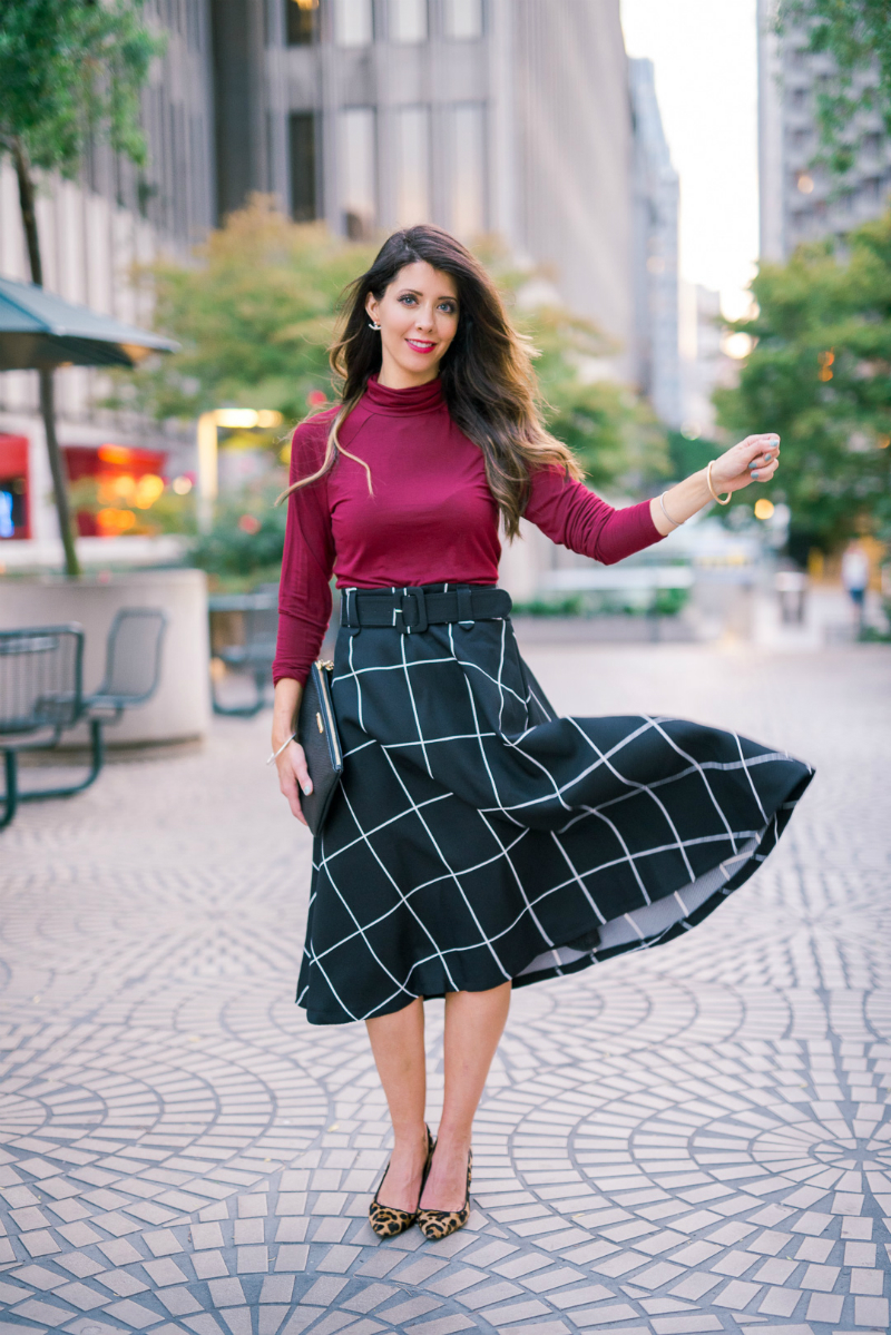 The Girl In The Yellow Dress, Fall Midi Skirt