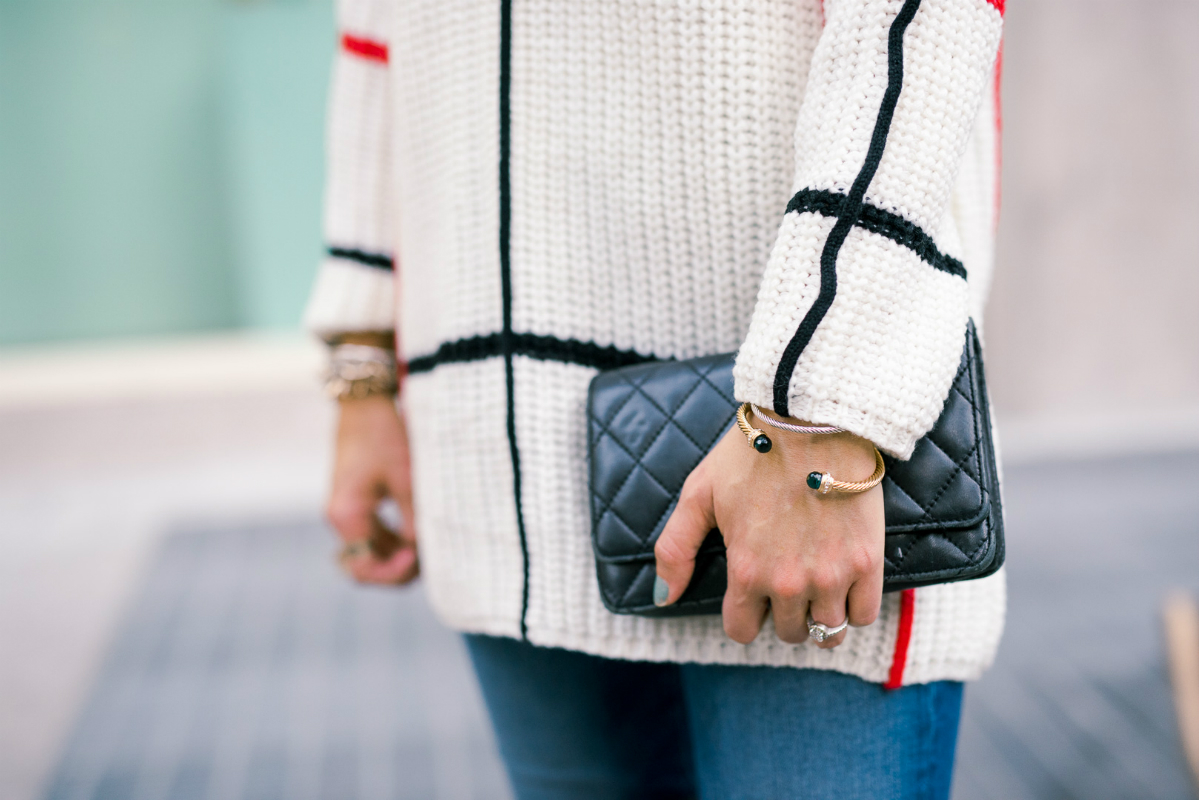 Sweater + Clutch