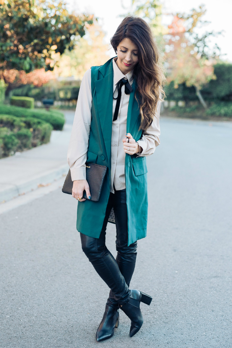 green jacket and leather pants (12)