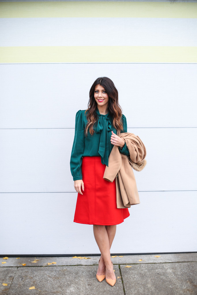 Red & Green | Christmas Look