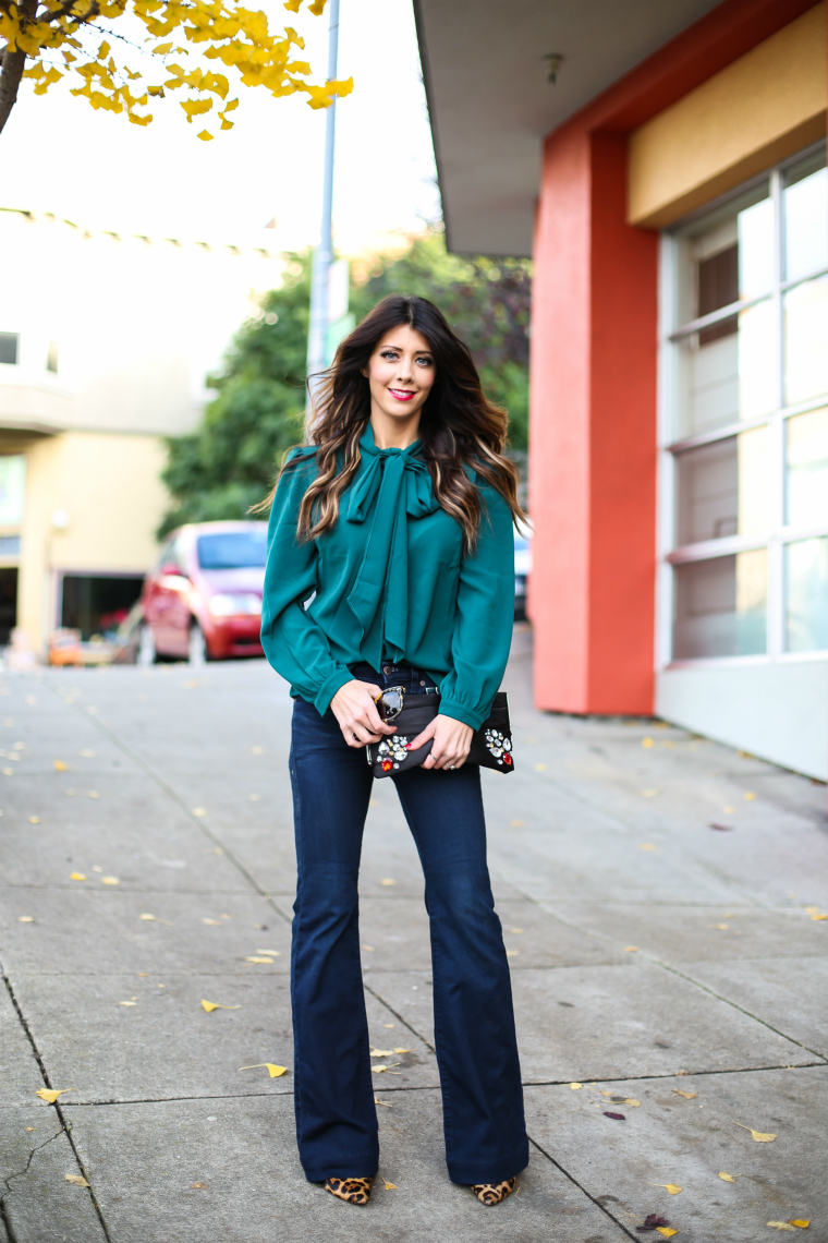 Latisha Springer Fashion Blogger Emerald Tunic and Jeans-1360