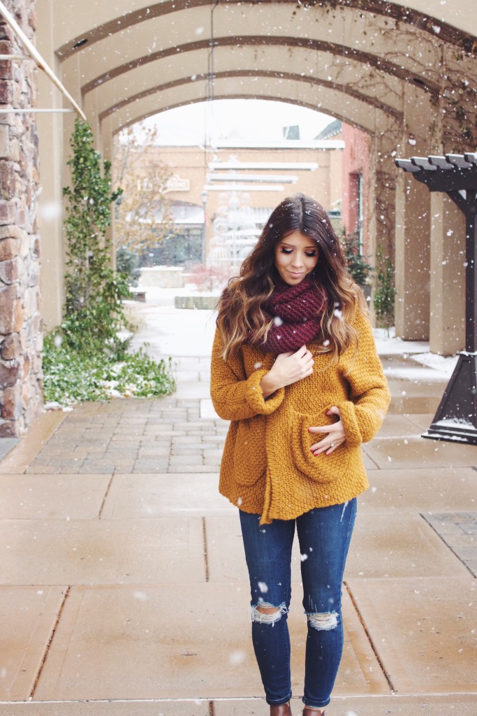 Comfy Sweater & Scarf 