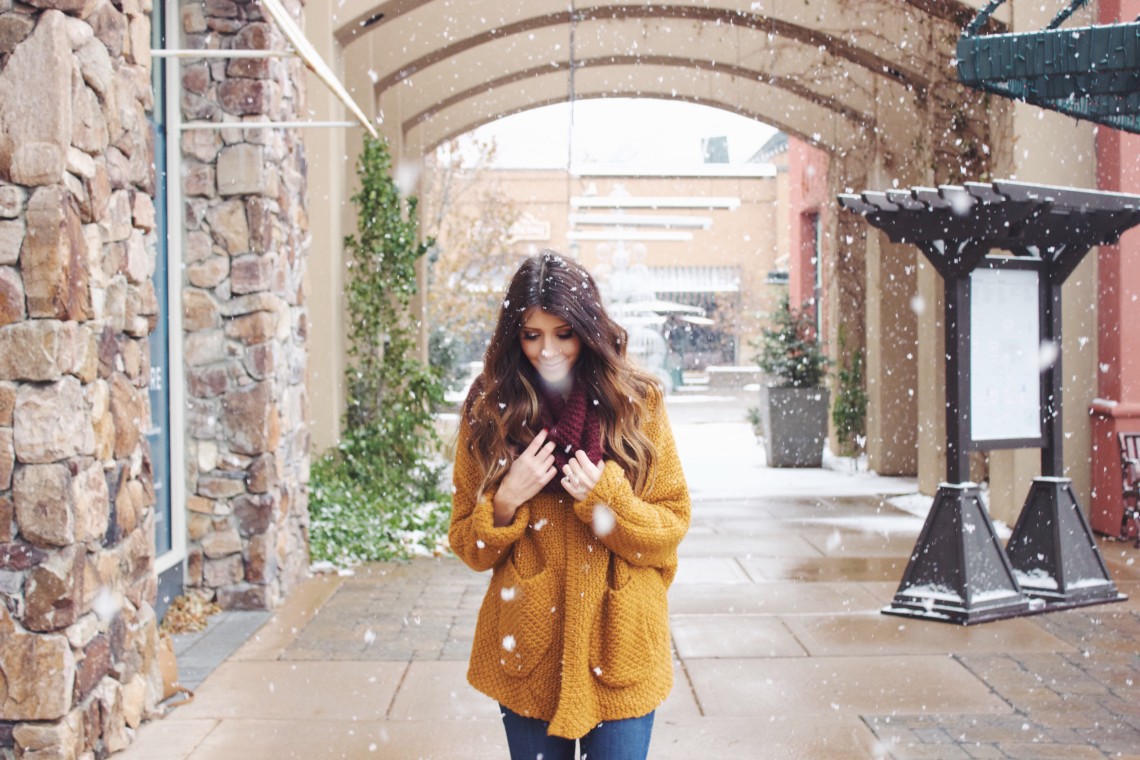 Scarf & Cardigan 