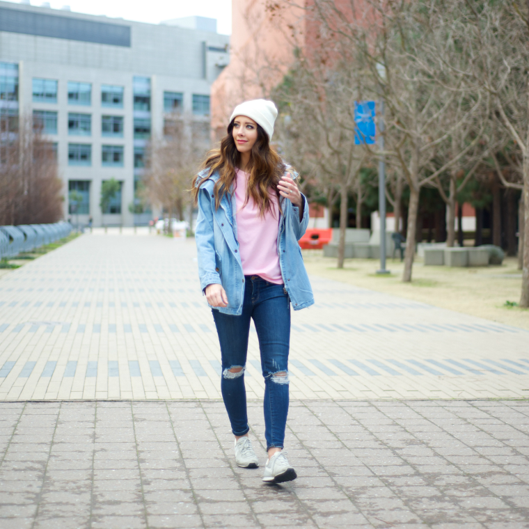 Denim + Pink