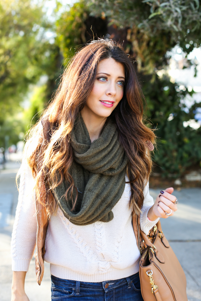 Olive Colored Scarf