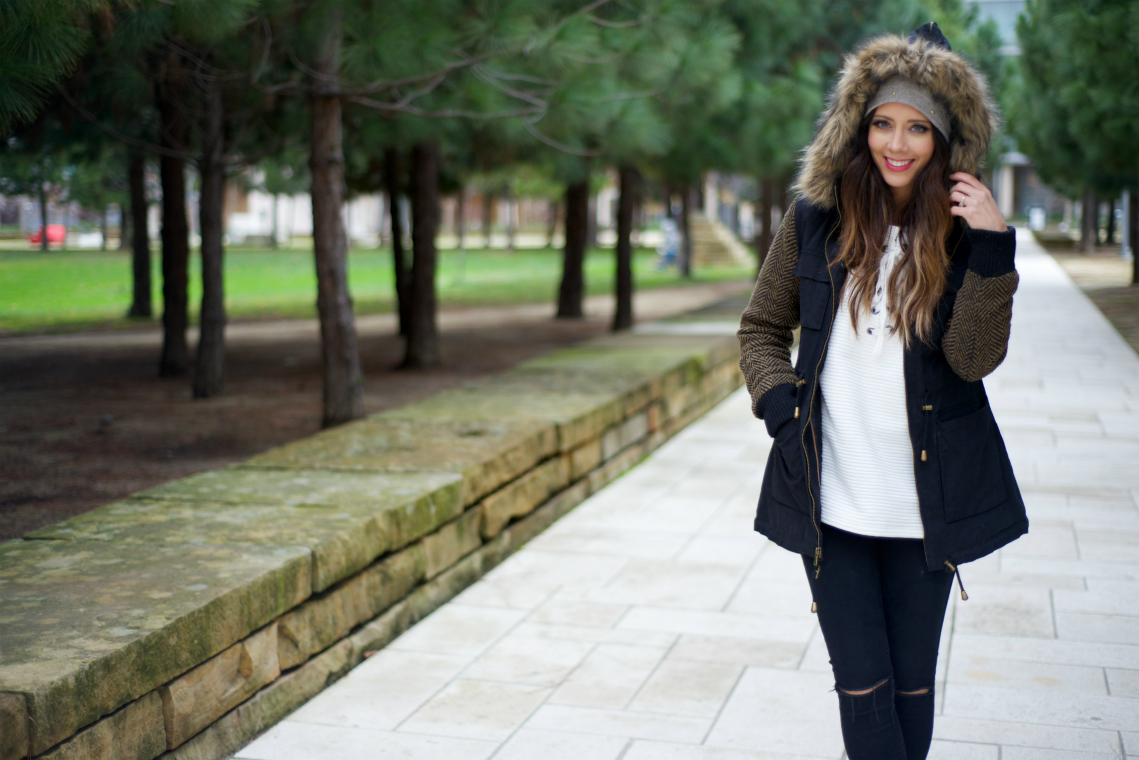 White, black & Fur