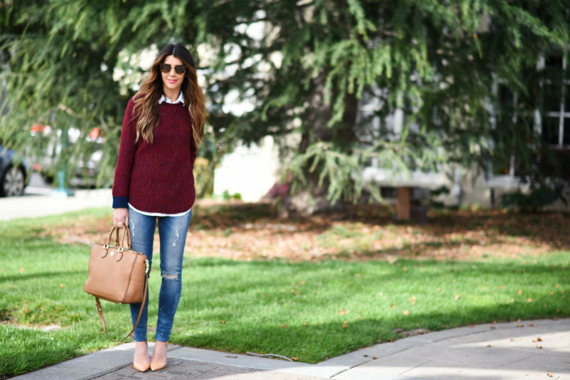 Sweater, Distressed