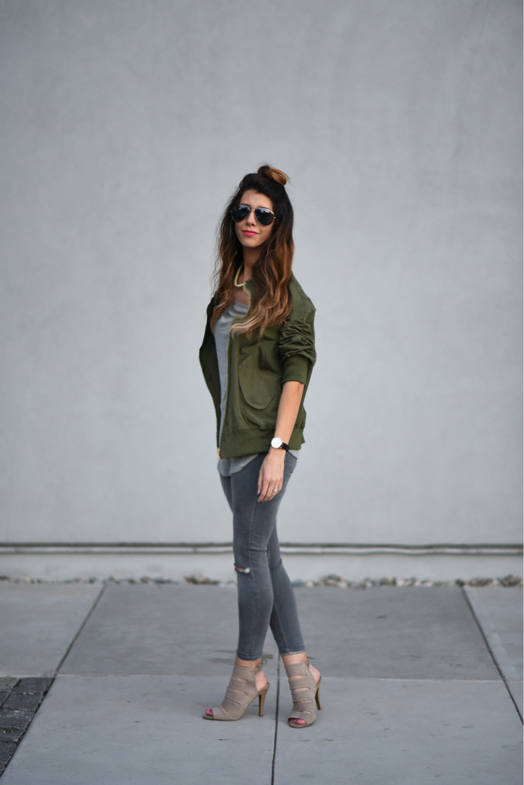 Bomber Jacket | The Girl in the Yellow Dress