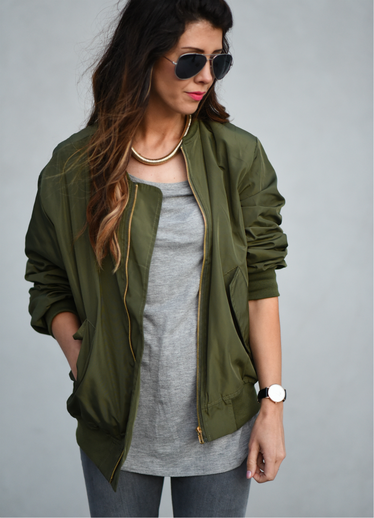 Bomber Jacket | The Girl in the Yellow Dress