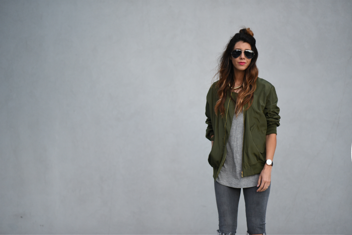 Bomber Jacket | The Girl in the Yellow Dress