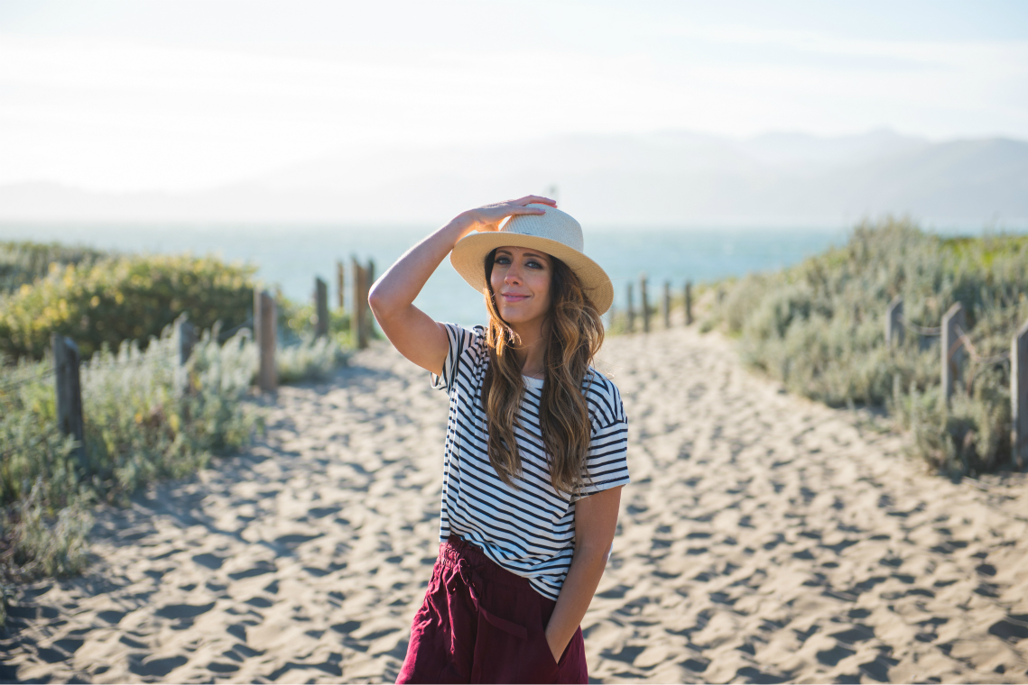 Beach Look | The Girl in the Yellow Dress