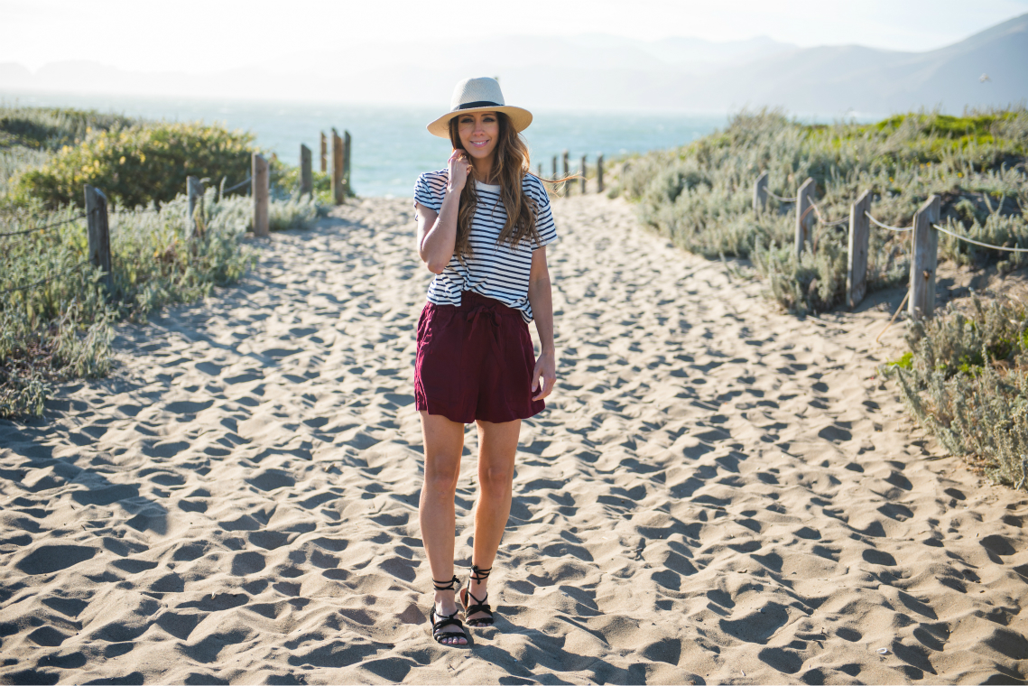 Beach Look | The Girl in the Yellow Dress