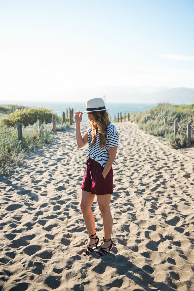 Beach Look | The Girl in the Yellow Dress