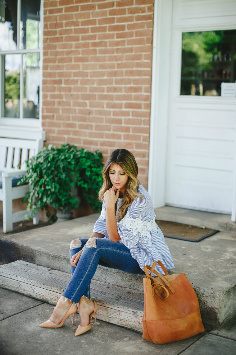 Chicwish 5 - The Perfect Floral Blouse by popular San Diego style blogger The Girl in The Yellow Dress