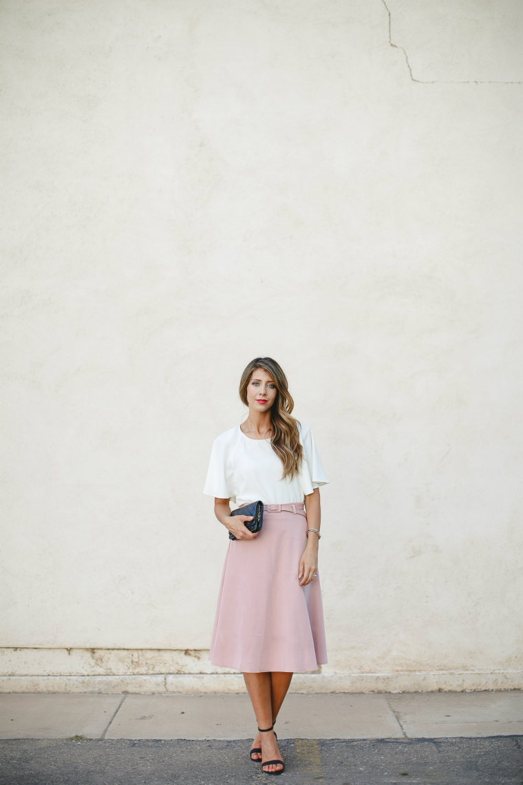 Perfect Midi Skirt | The Girl in the Yellow Dress