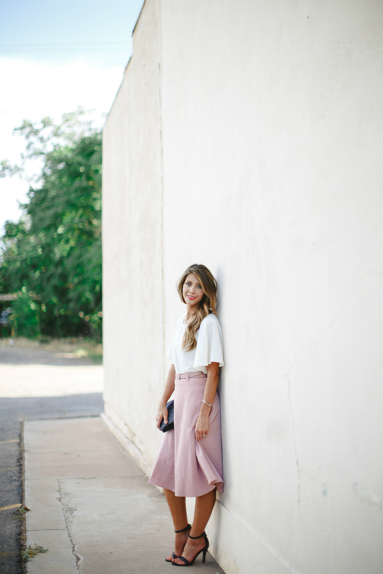 Perfect Midi Skirt | The Girl in the Yellow Dress