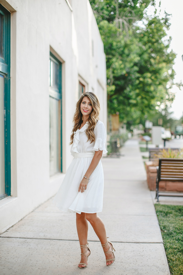 Little White Dress | The Girl in the Yellow Dress