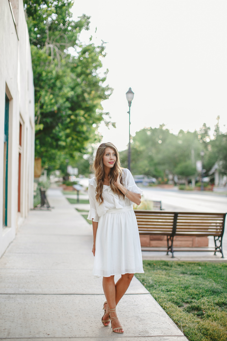 Little White Dress | The Girl in the Yellow Dress