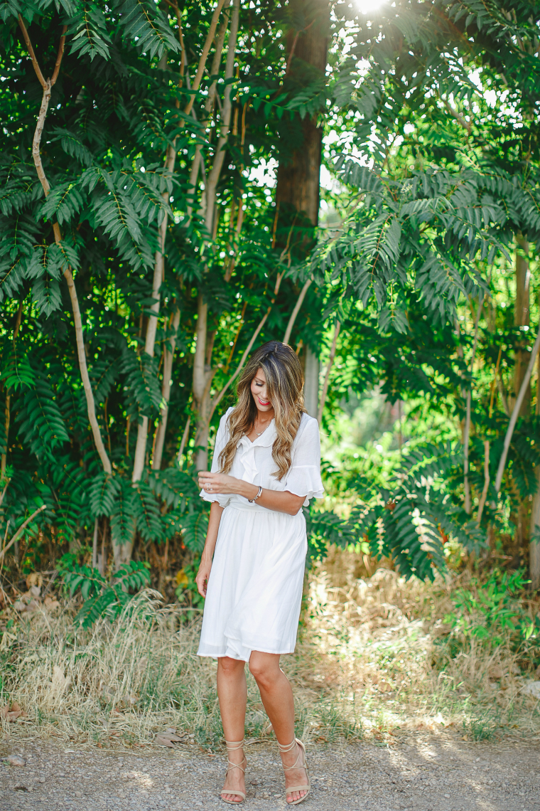 Little White Dress | The Girl in the Yellow Dress