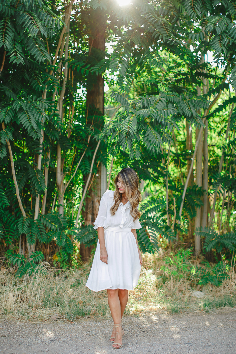 Little White Dress | The Girl in the Yellow Dress