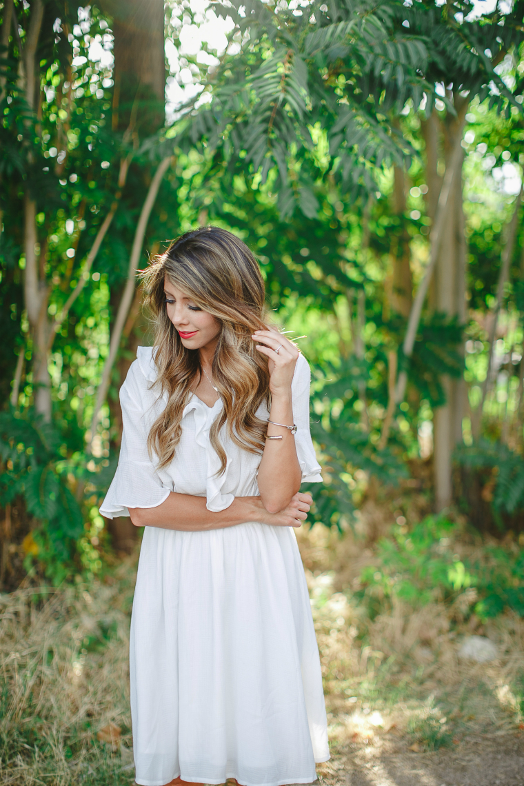 Little White Dress | The Girl in the Yellow Dress