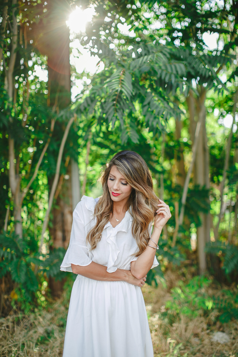 Little White Dress | The Girl in the Yellow Dress