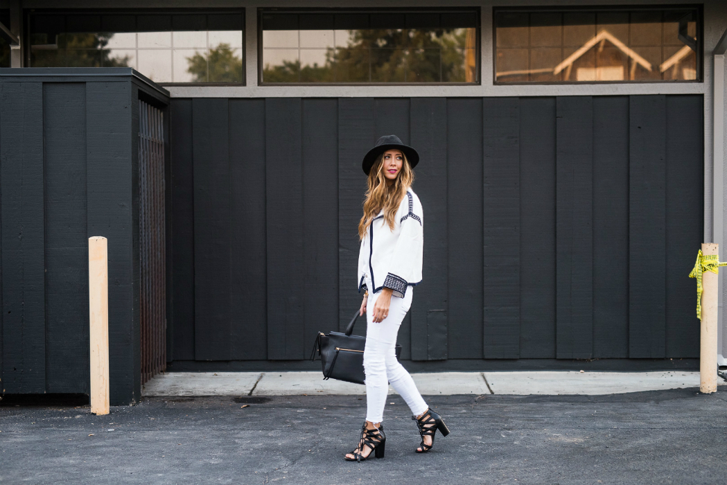 White + Black | The Girl in the Yellow Dress