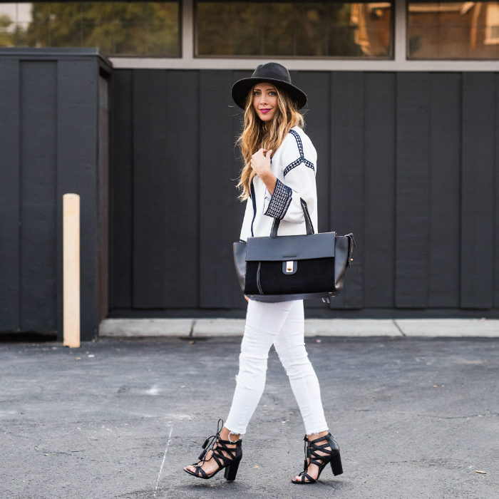 White + Black | The Girl in the Yellow Dress