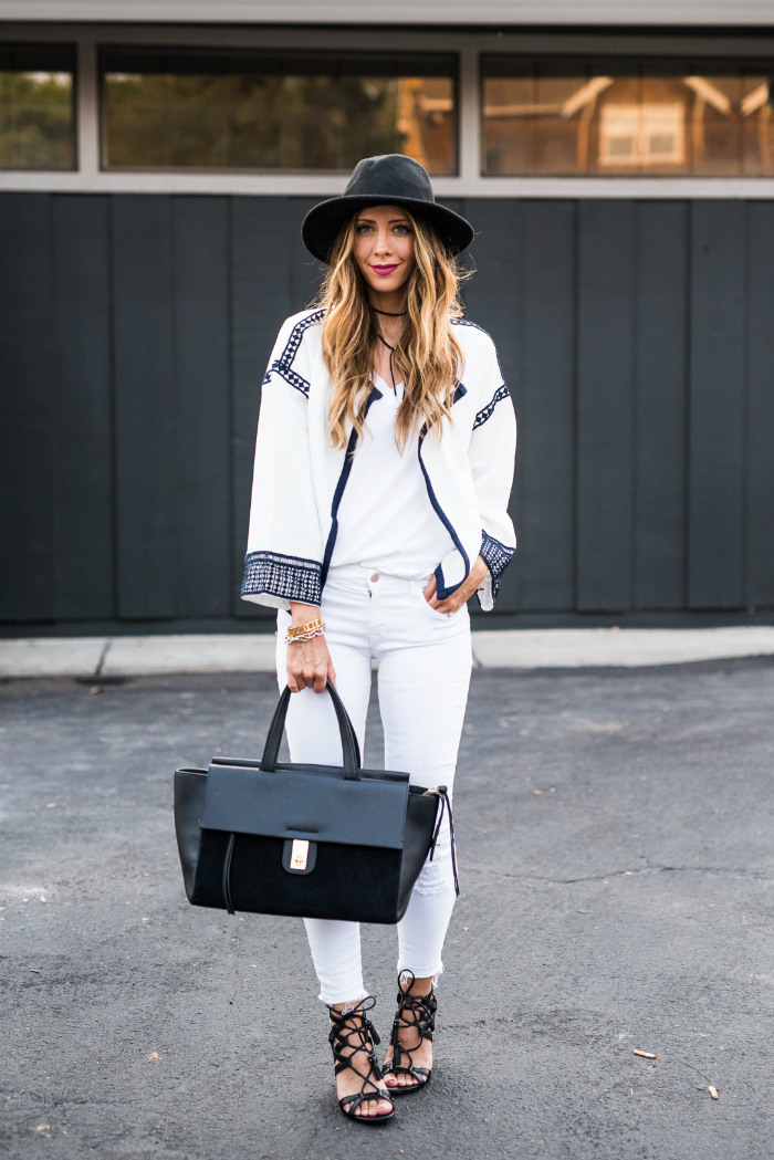 White + Black | The Girl in the Yellow Dress