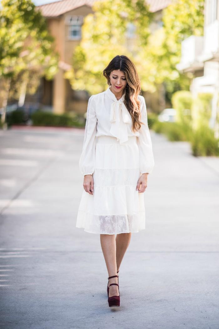 eva mendes white dress