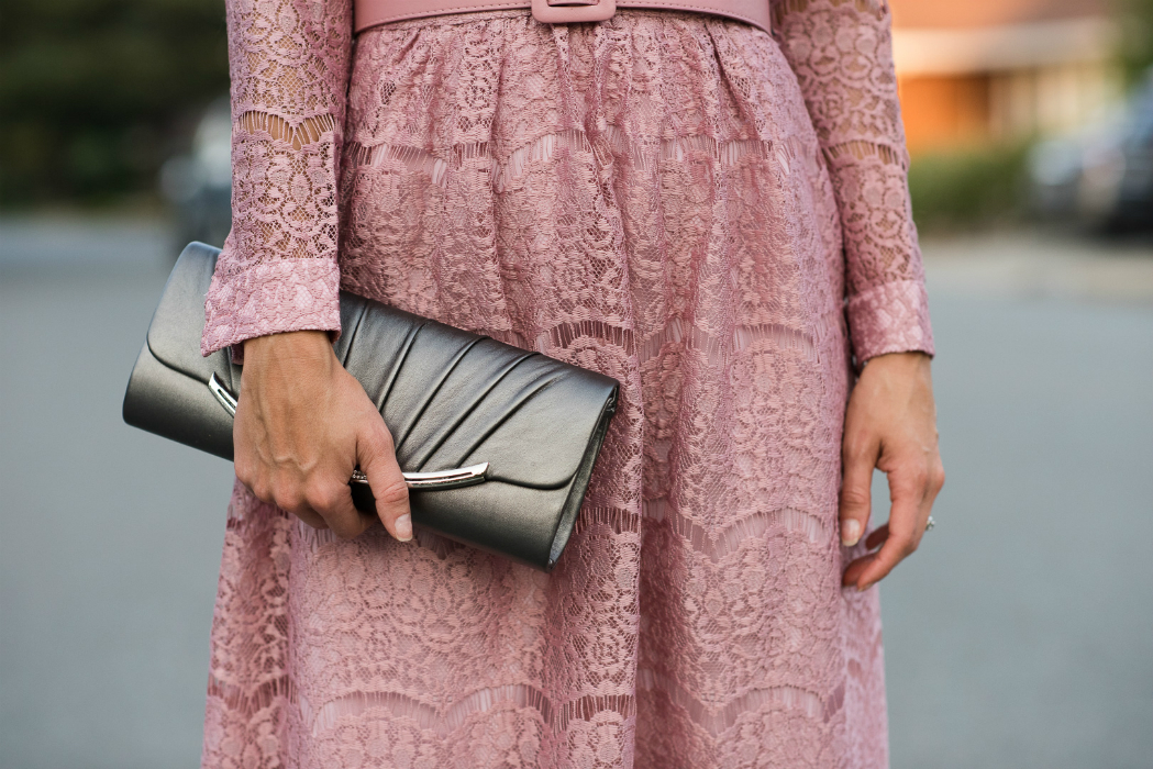 Lace Dress + Ankle Strap Dress | The Girl in the Yellow Dress