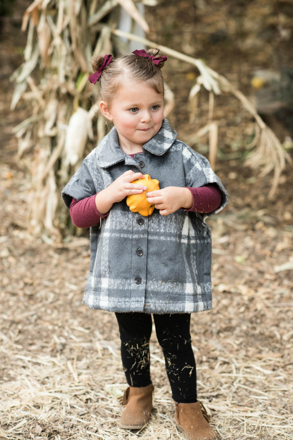 Fall Look For Little Girls | The Girl in the Yellow Dress