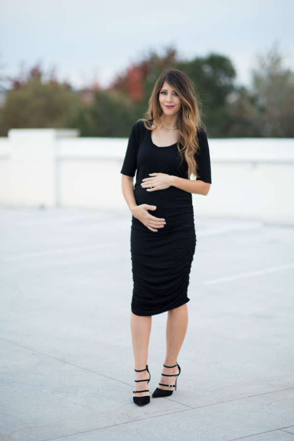 Pregnancy Style, LBD | The Girl in the Yellow Dress