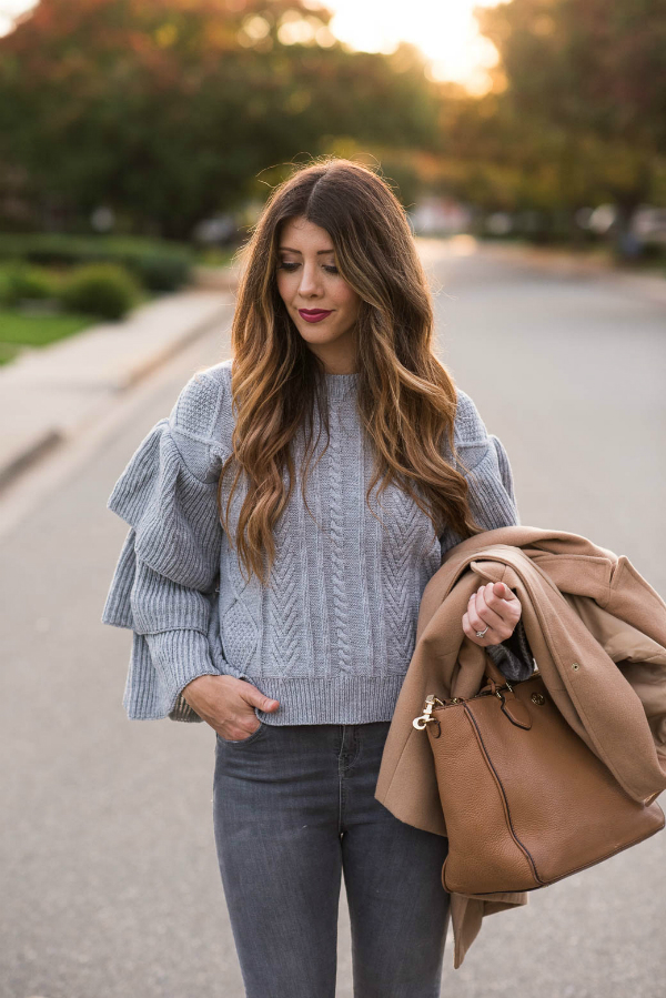 Grey on Grey | The Girl in the Yellow Dress