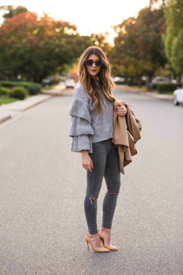 Grey on Grey | The Girl in the Yellow Dress