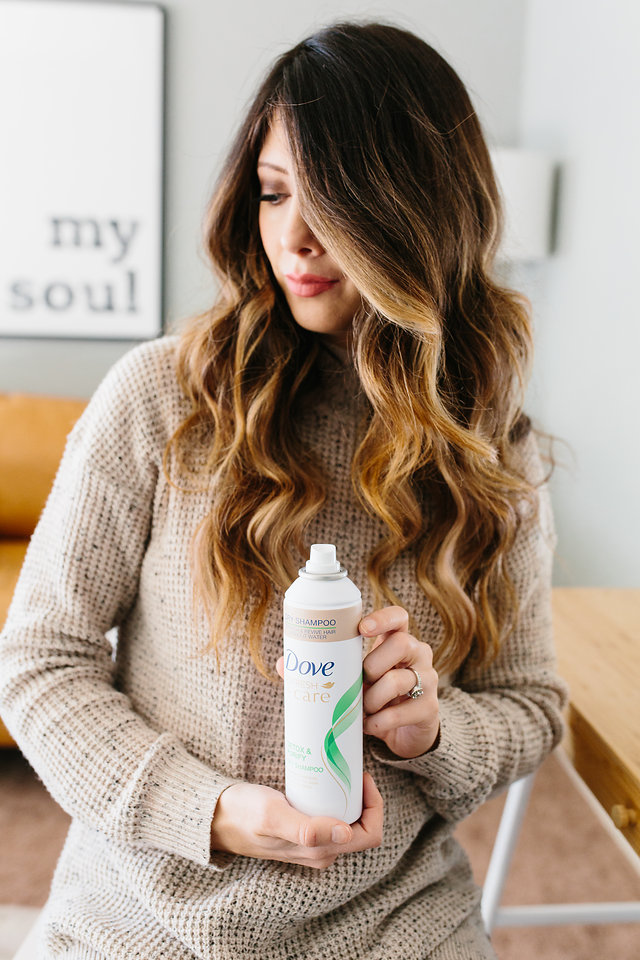 Great Hair with Dove Dry Shampoo