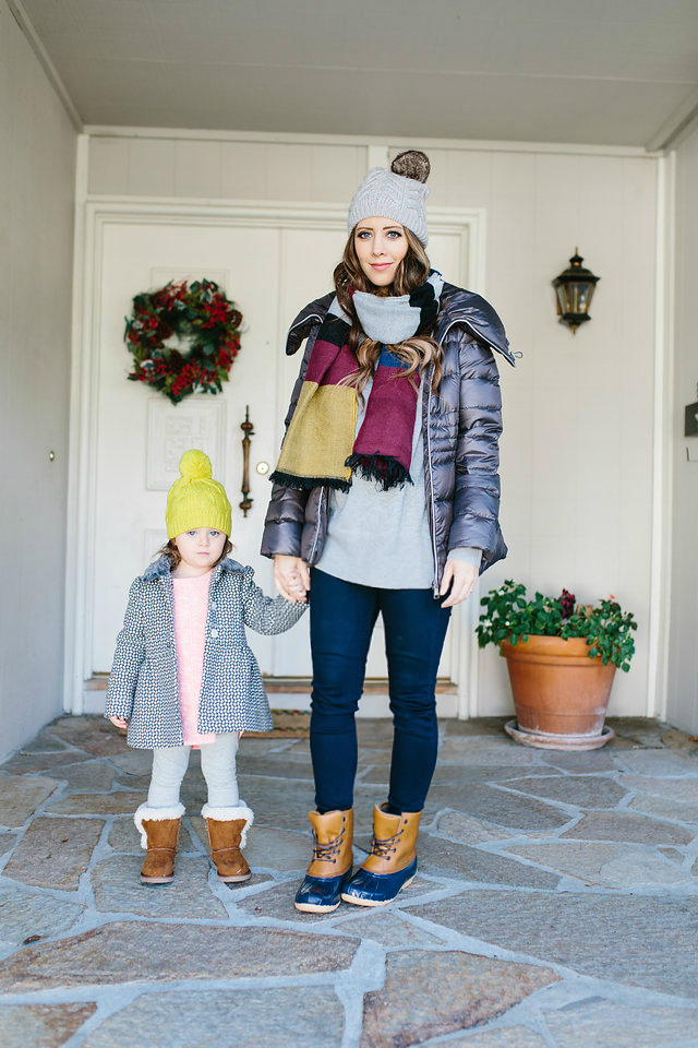 Mother, Daughter Winter Fashion